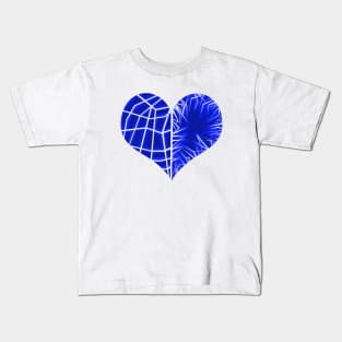 Royal Blue - Broken Heart Kids T-Shirt